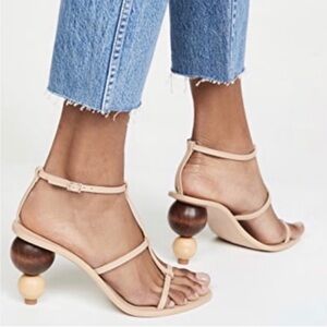 CULT GAIA
Eden Stacked Leather Sandals
